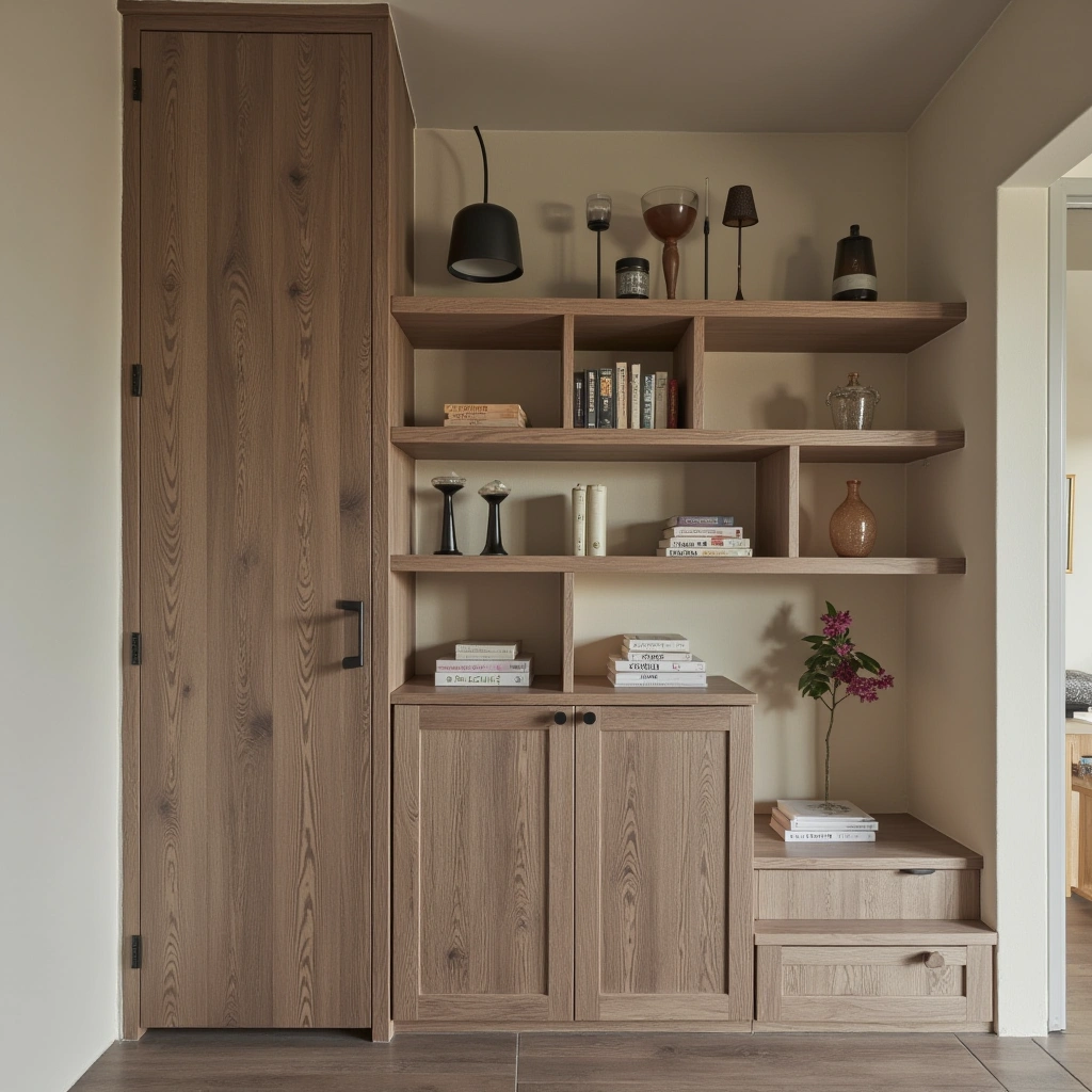 1. Wall-Mounted Shelves