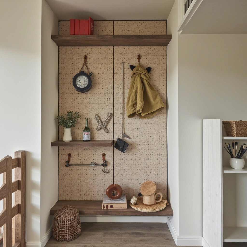 5. Pegboard Wall
