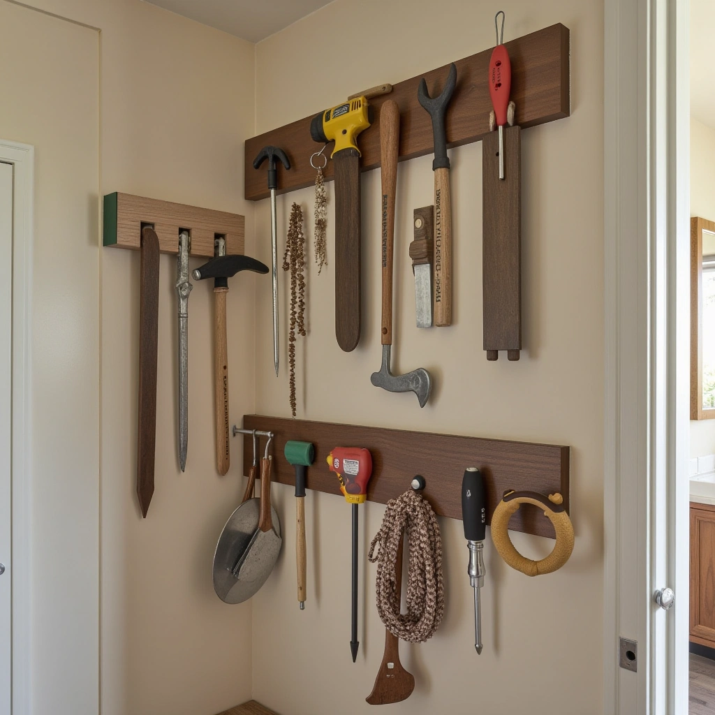 12. Wall-Mounted Tool Organizer