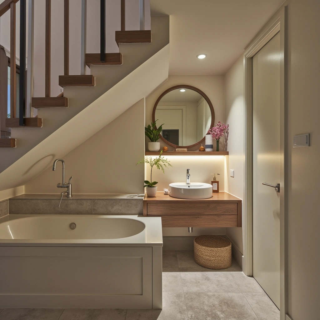 11. Under-Stairs Bathroom