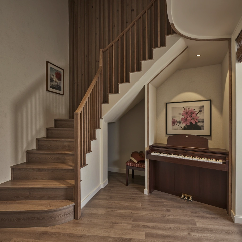 19. Under-Stairs Music Room