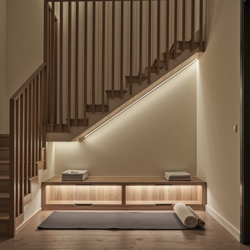 23. Under-Stairs Yoga Studio