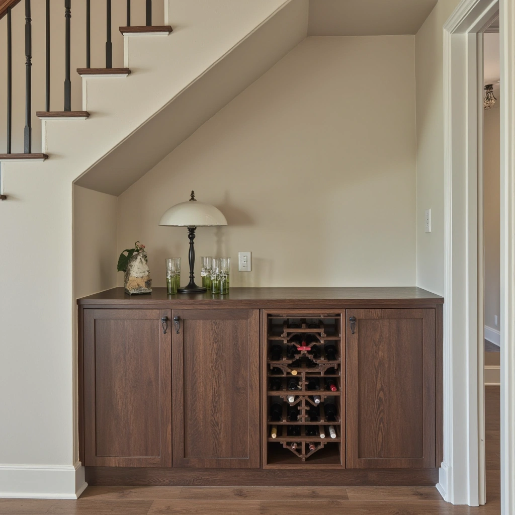 15. Wine Rack with Built-in UV Protection