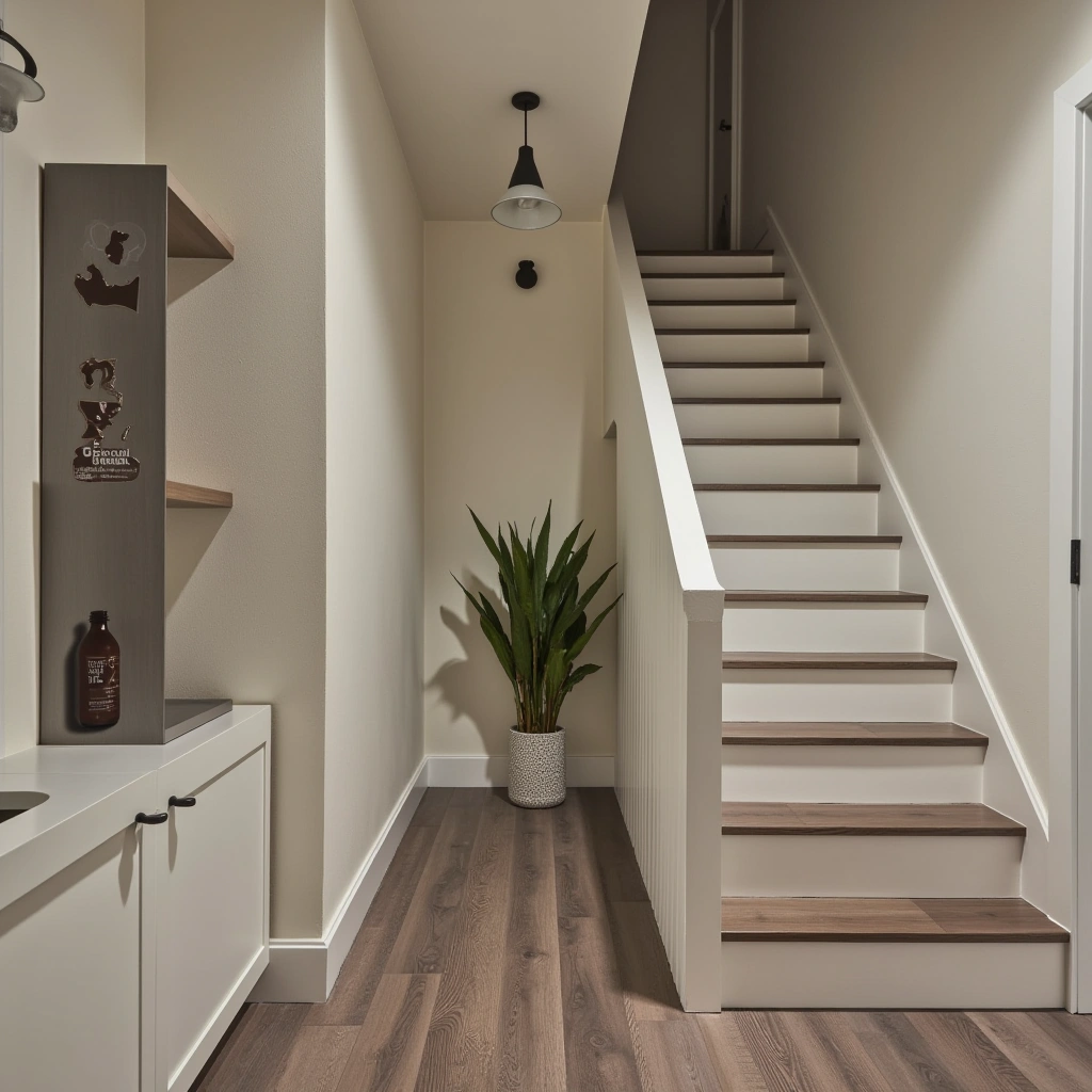 7. Industrial Chic Stairwell