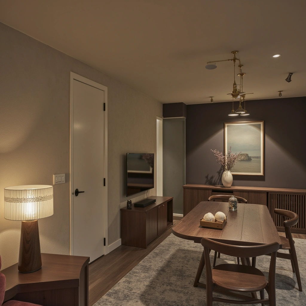 8. Use a Statement Light Fixture to Add Drama