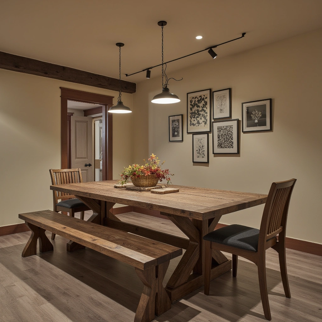 Rustic Dining Area