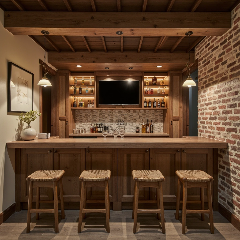 Rustic Home Bar
