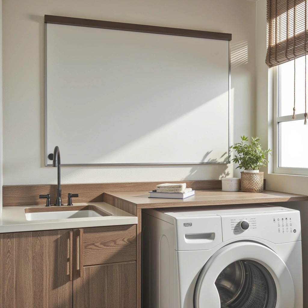 Create a Functional Workspace with a Wall-Mounted Whiteboard