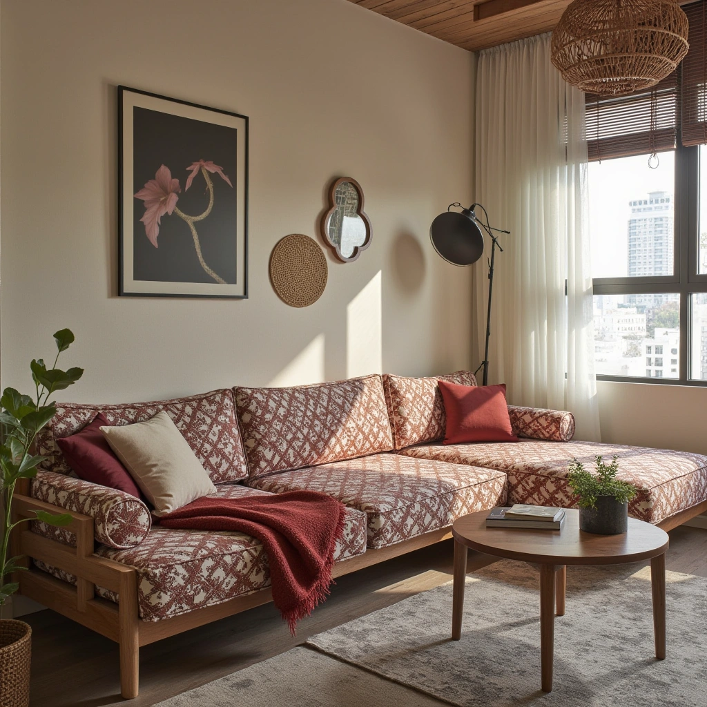 6. Bohemian Living Room