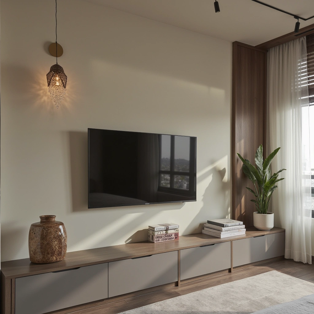 Modern Minimalist TV Wall