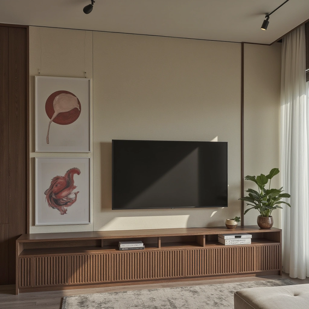 Art Gallery TV Wall