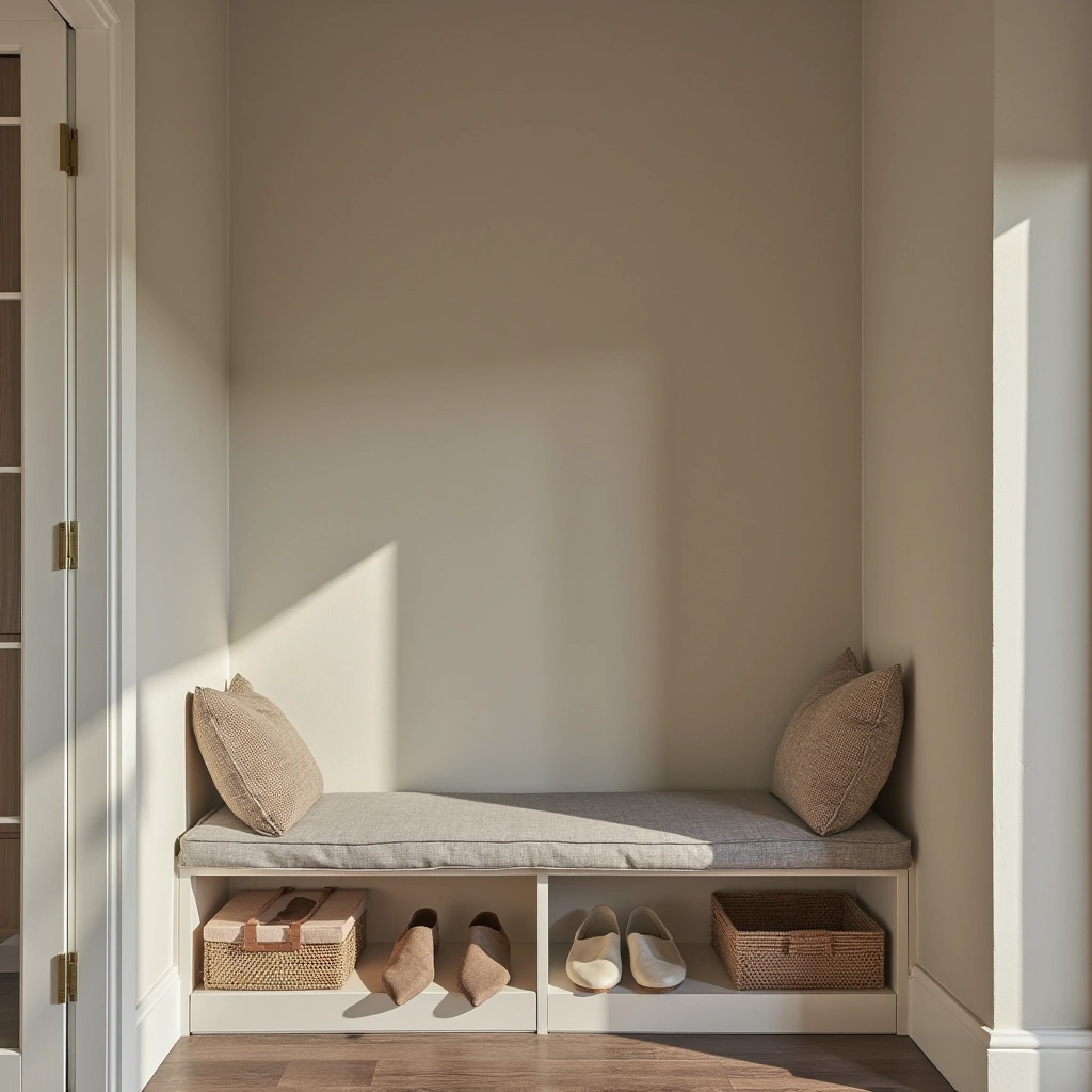 13. Use a Bench with Storage