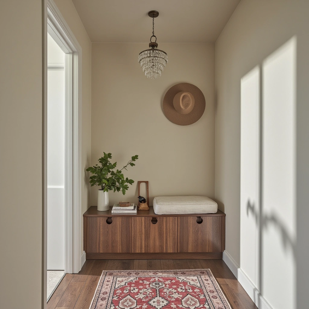 14. Add a Rug with Storage