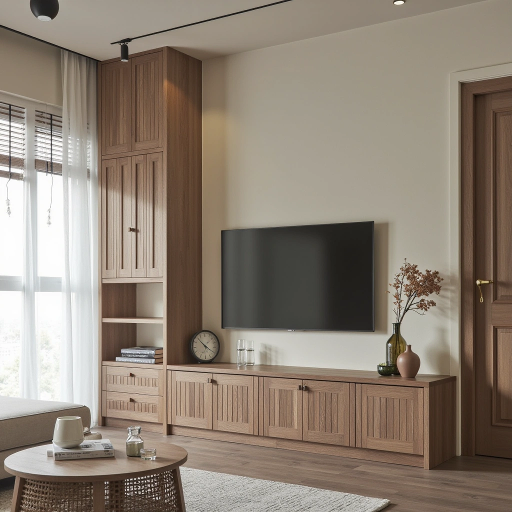 12. Scandinavian-Inspired TV Console