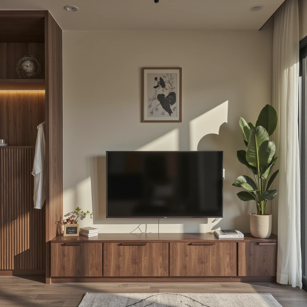 15. Mid-Century Modern TV Console