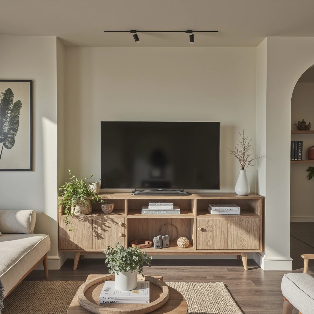 19. Coastal-Inspired TV Console