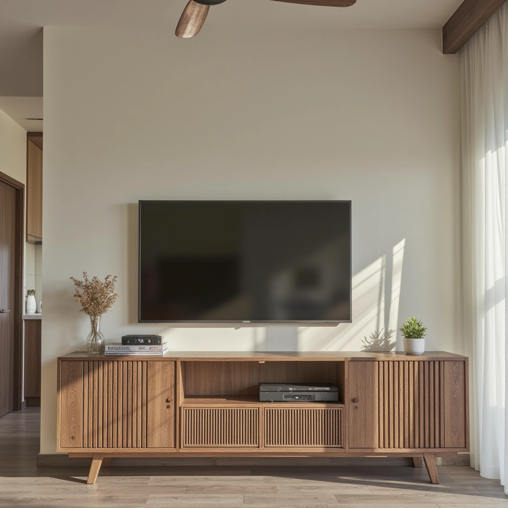 24. Coastal-Inspired TV Console