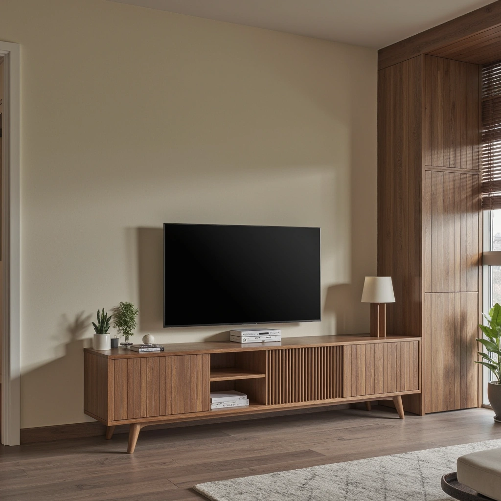 25. Mid-Century Modern TV Console