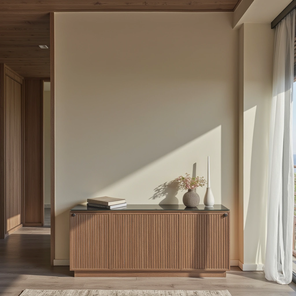 Japanese-Inspired Foyer