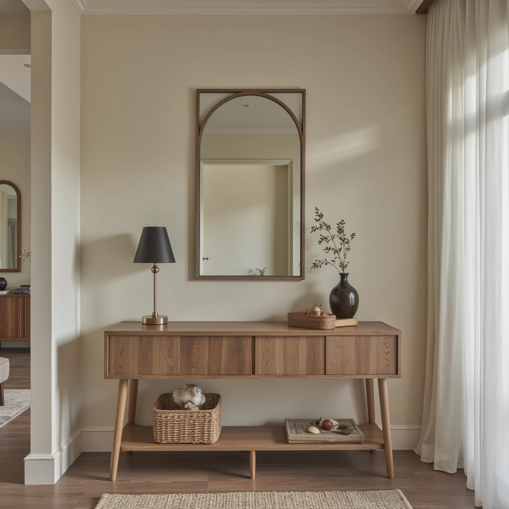 Transitional Modern Foyer