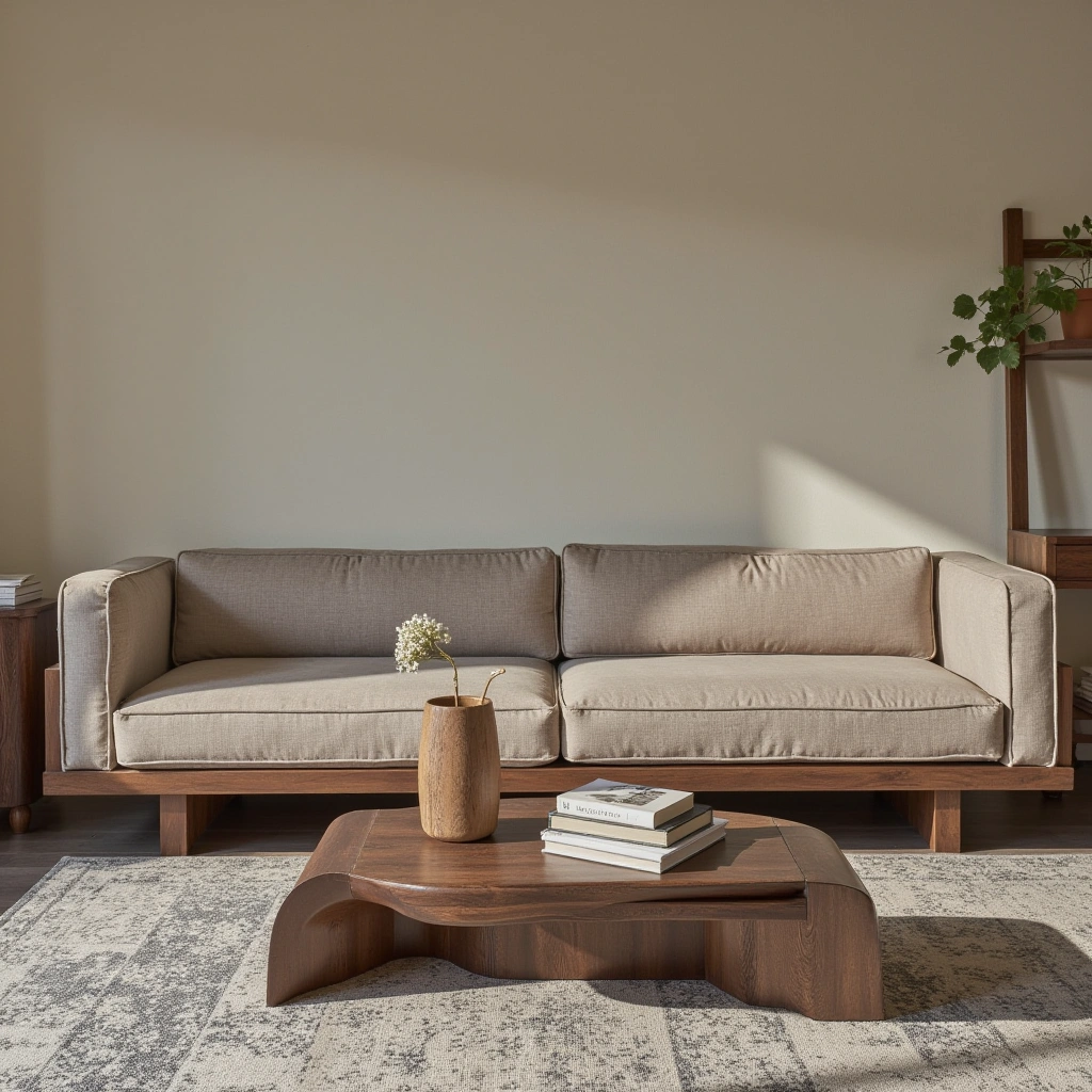 1. Coffee Table Behind Couch