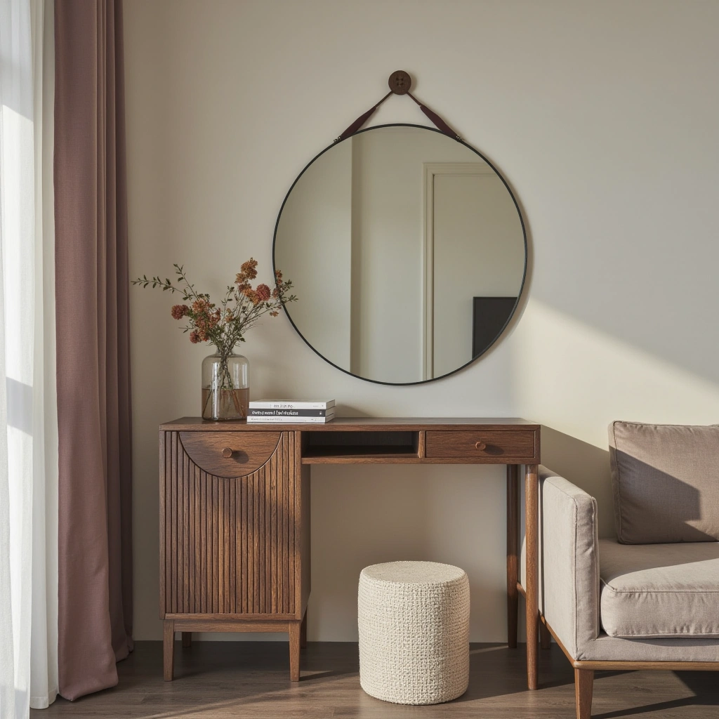 11. Console Table with a Mirror