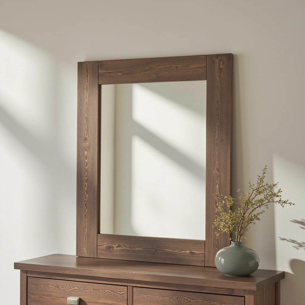 15. Farmhouse-Style Mirror