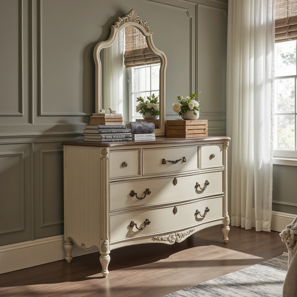 Vintage Dresser with Charming Details