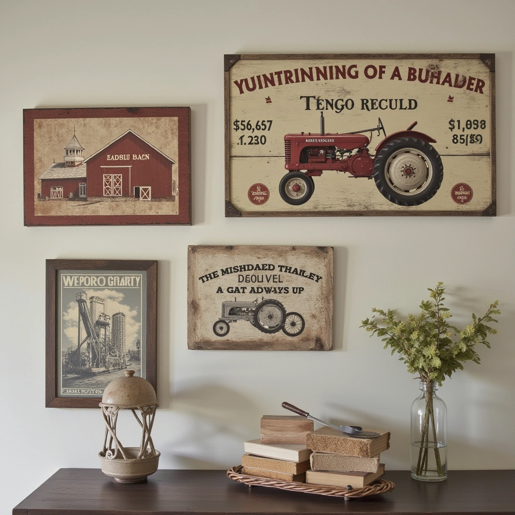 Vintage-Inspired Wall Art