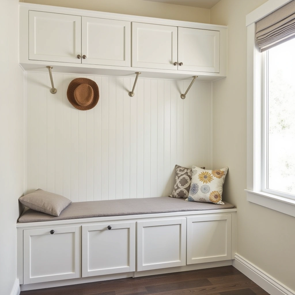 21. Built-In Bench for Seating and Storage