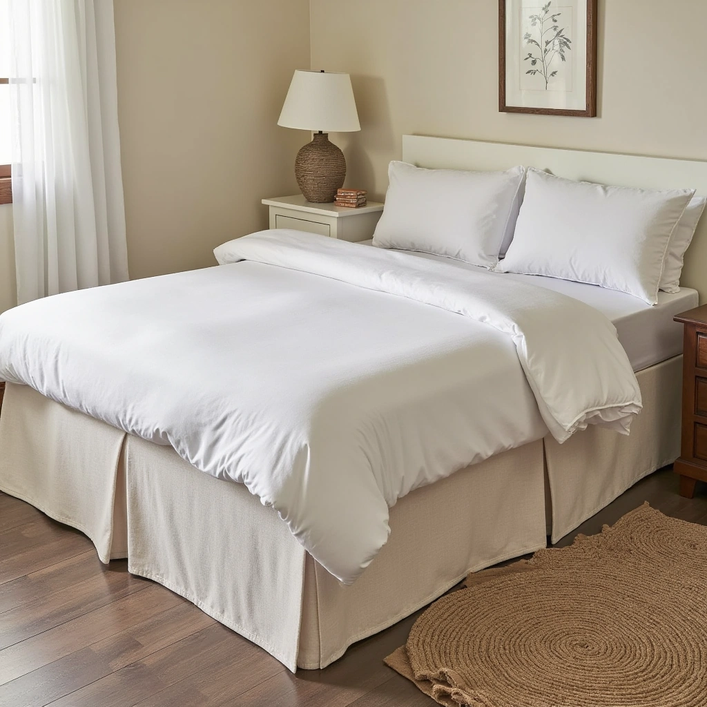 Farmhouse-Style Bed Skirt