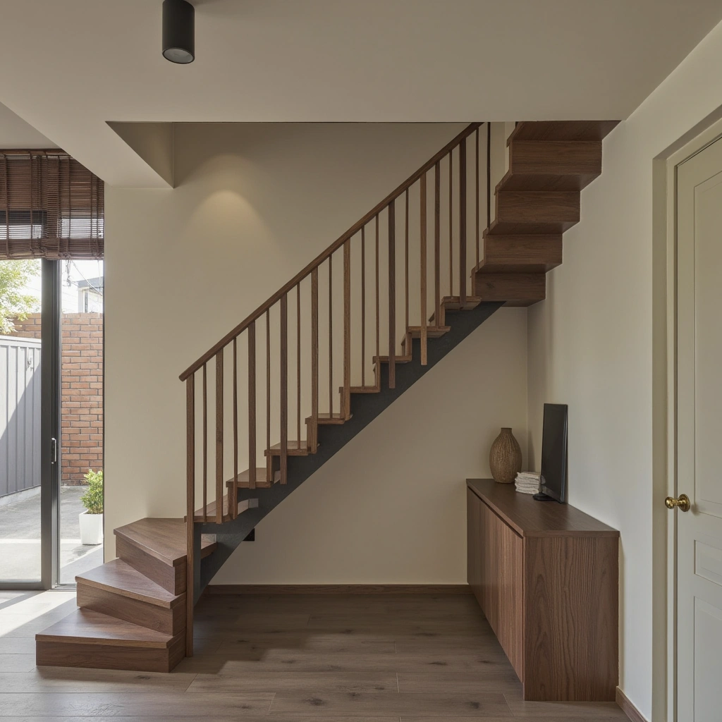 1. Minimalist Floating Stairs