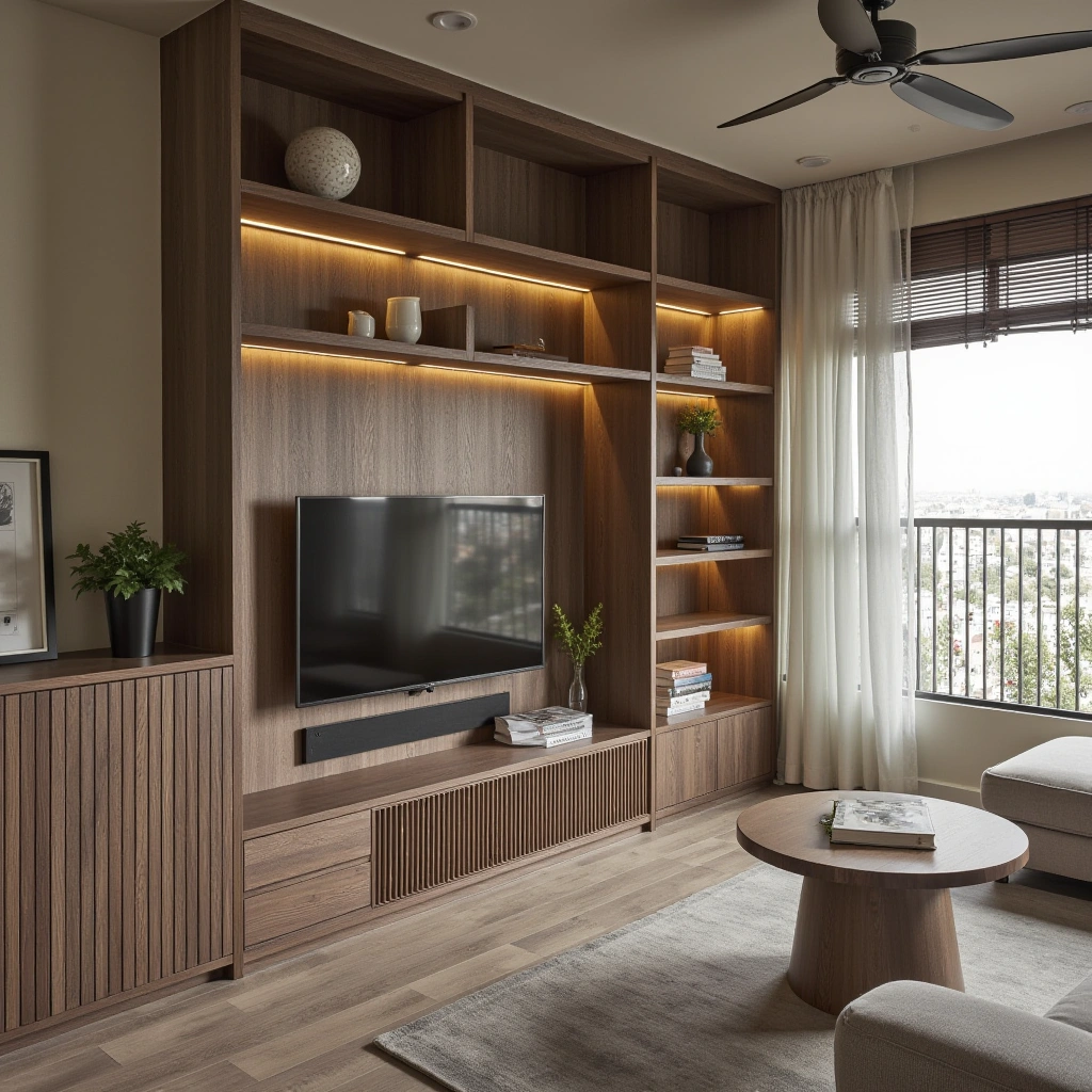 1. Maximize Vertical Space with Shelves and Wall-Mounted Furniture