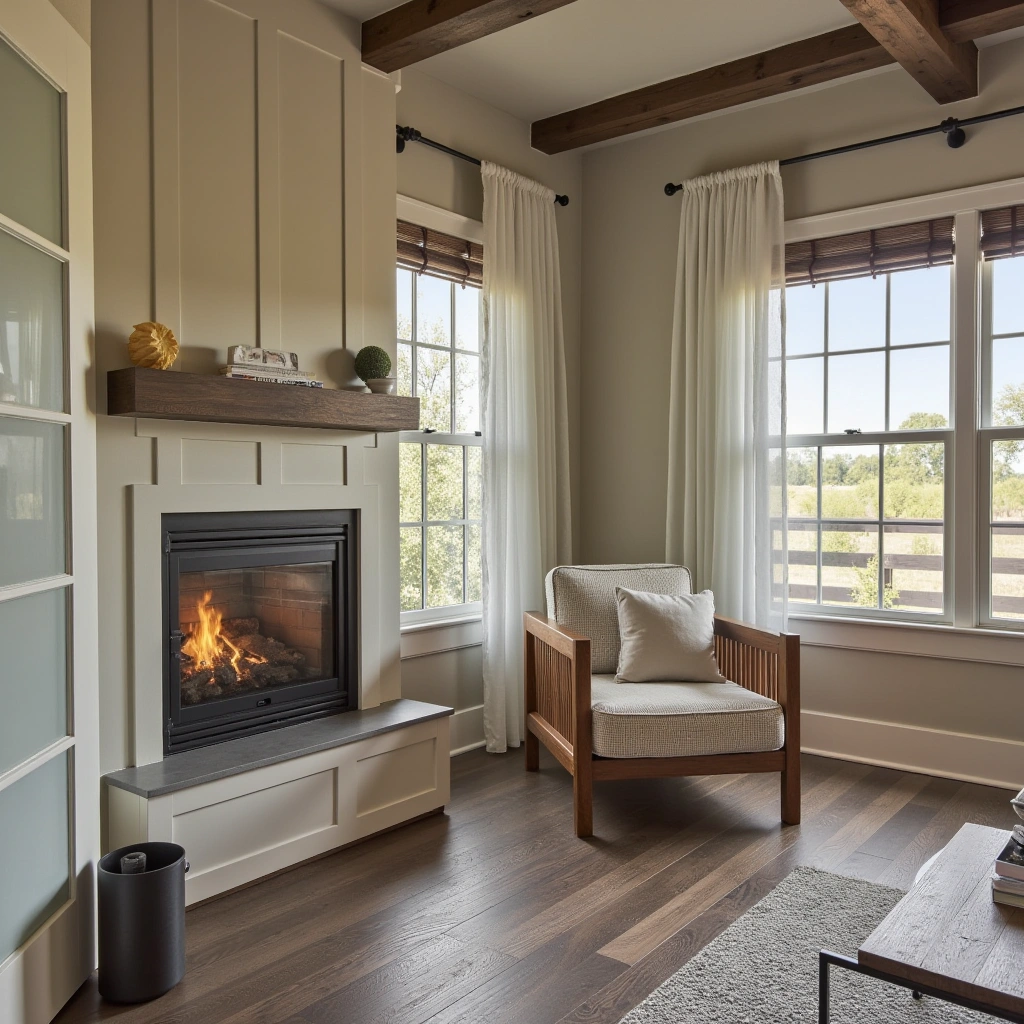 10. Create a Cozy Fireplace Nook
