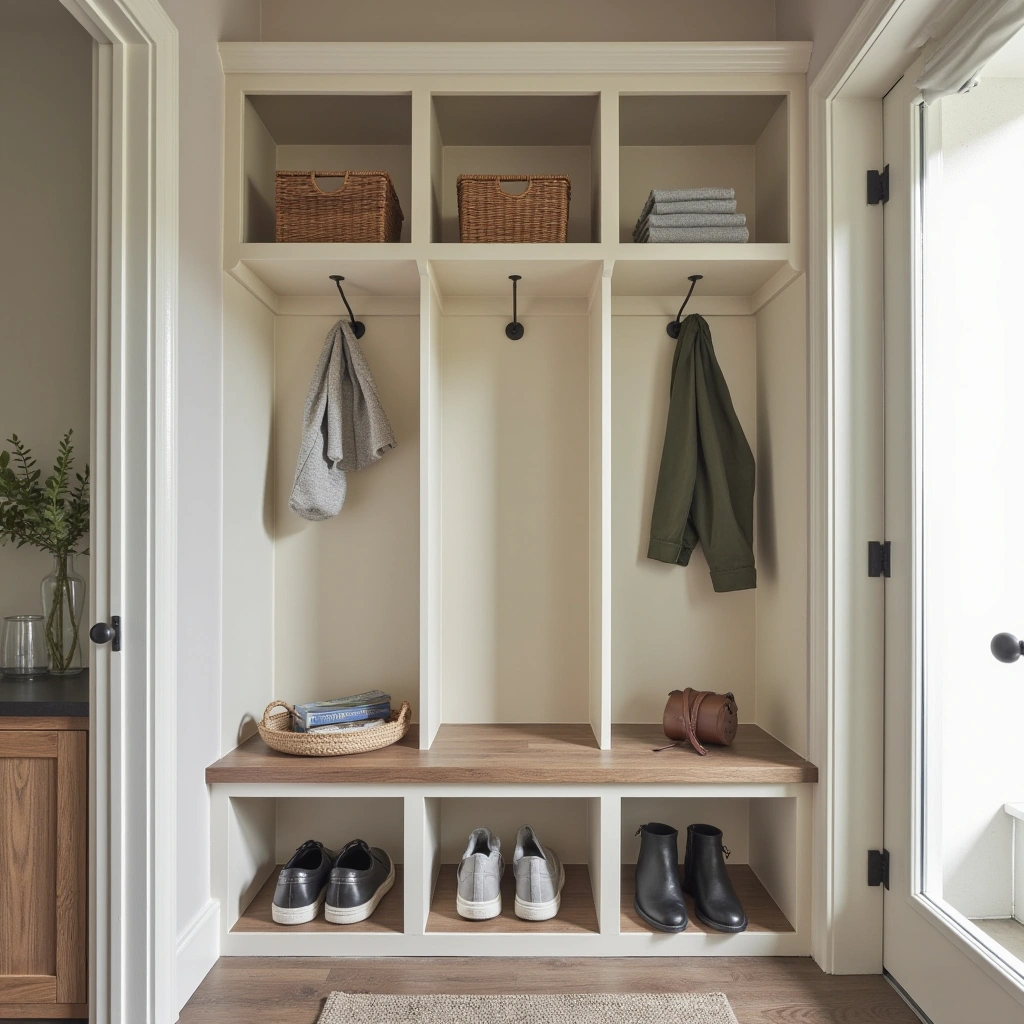 2. Use a Shoe Rack with Built-In Storage