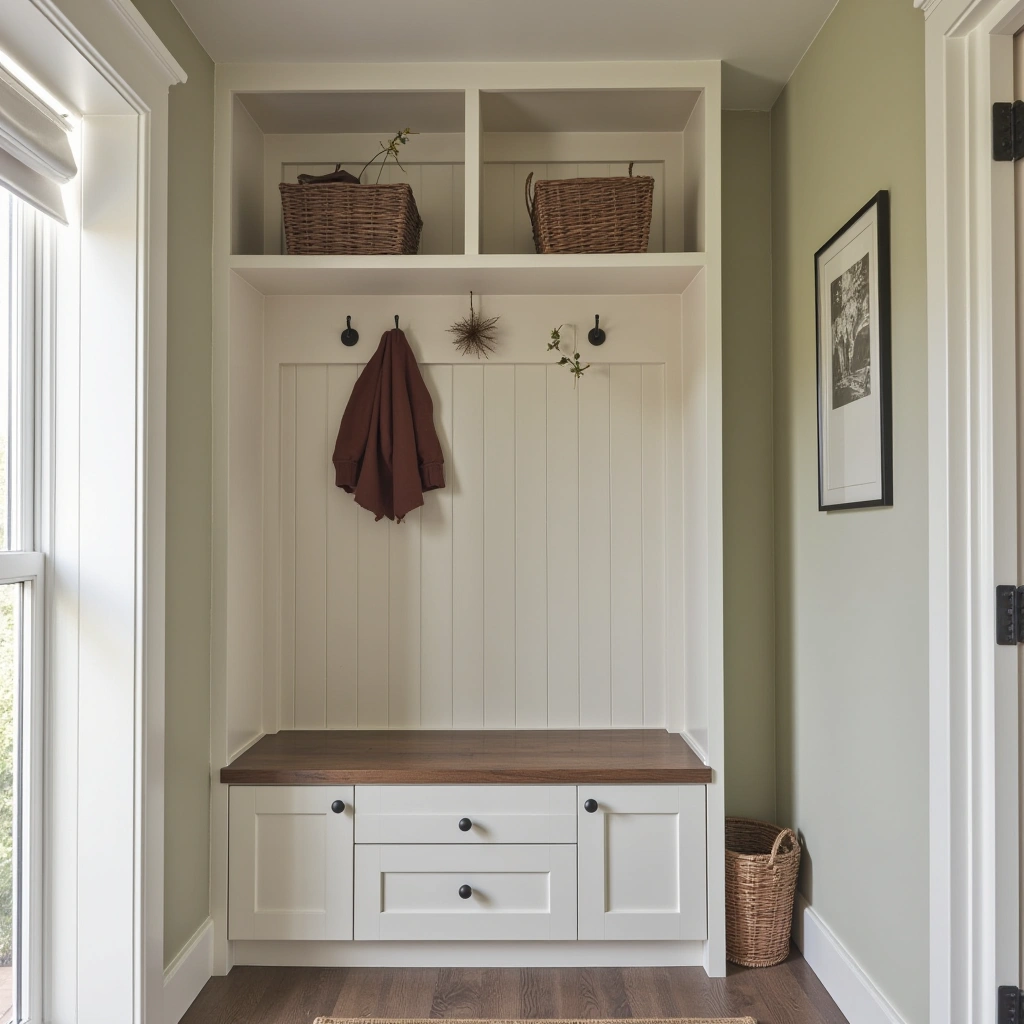 8. Add a Wall-Mounted Hanging Organizer