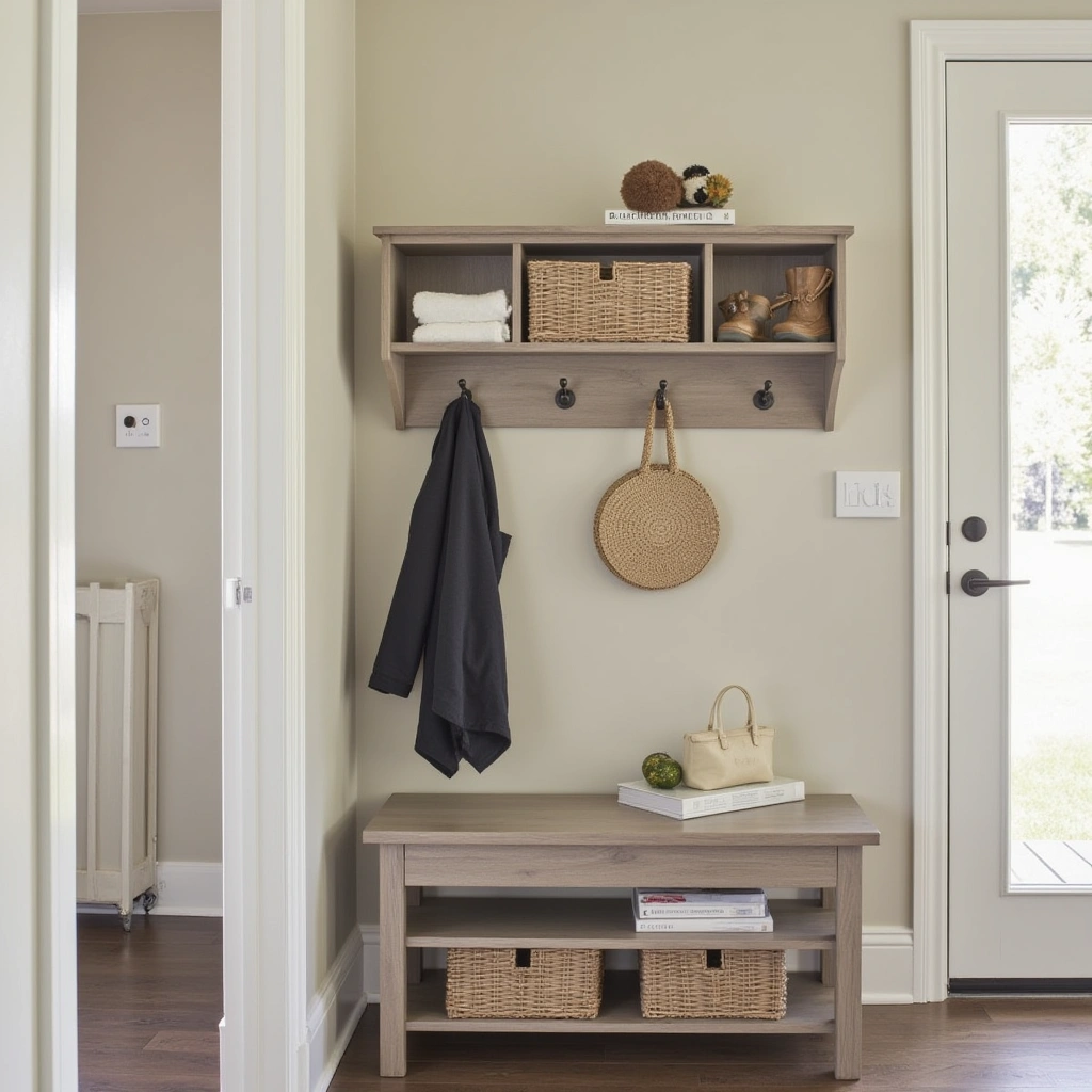 10. Add a Wall-Mounted Coat Stand