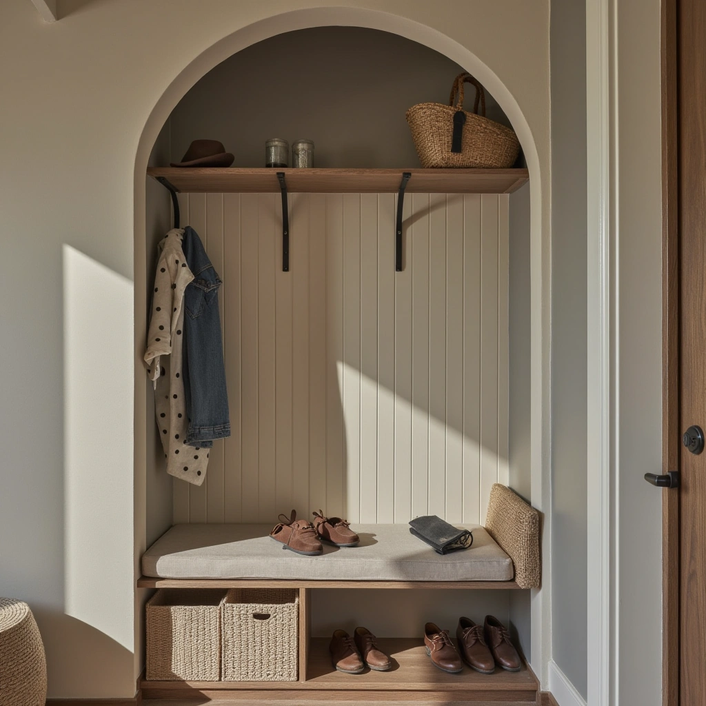 17. Create a Mudroom Alcove