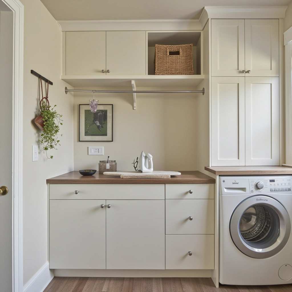 9. Built-In Ironing Station