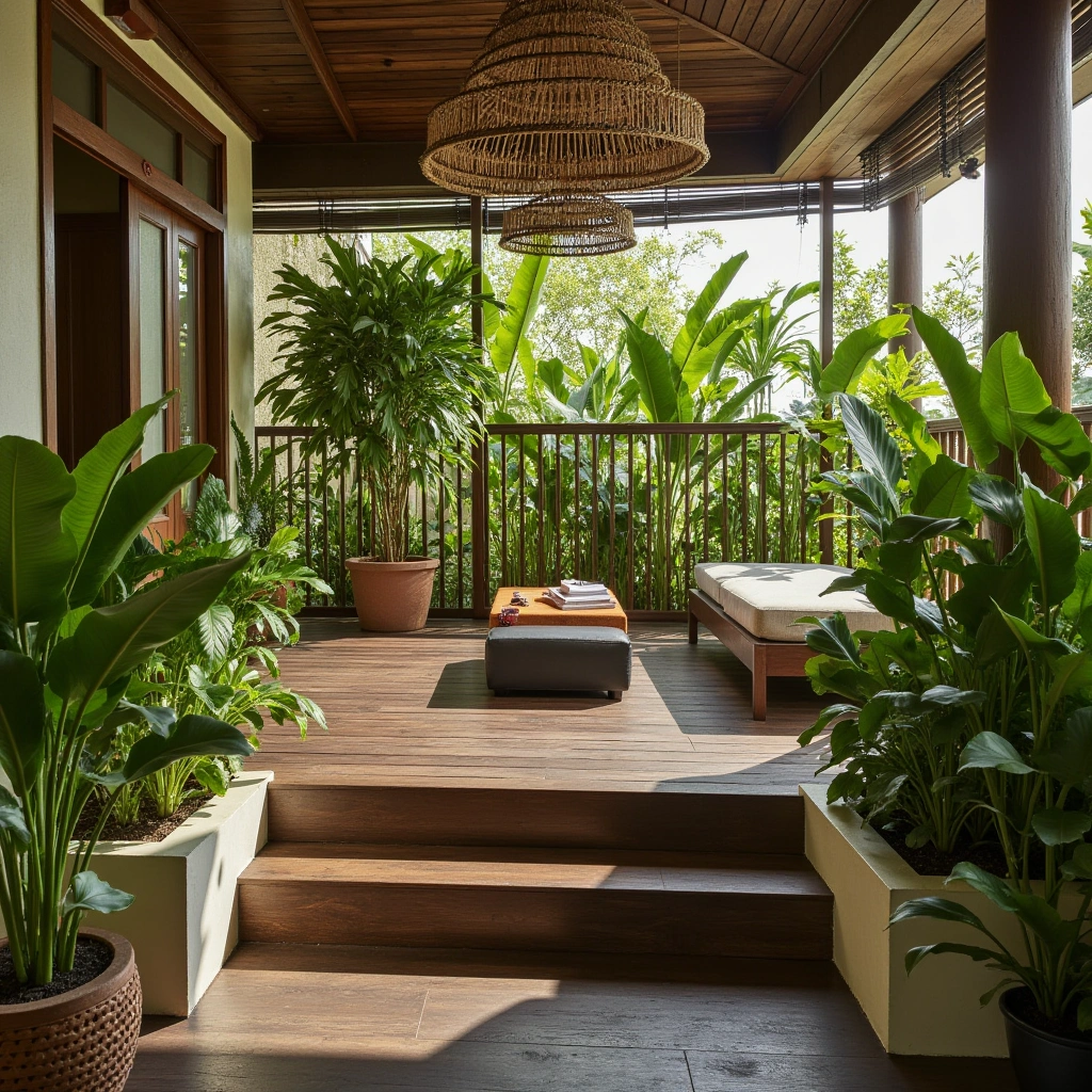 3. Tropical Oasis Floating Deck