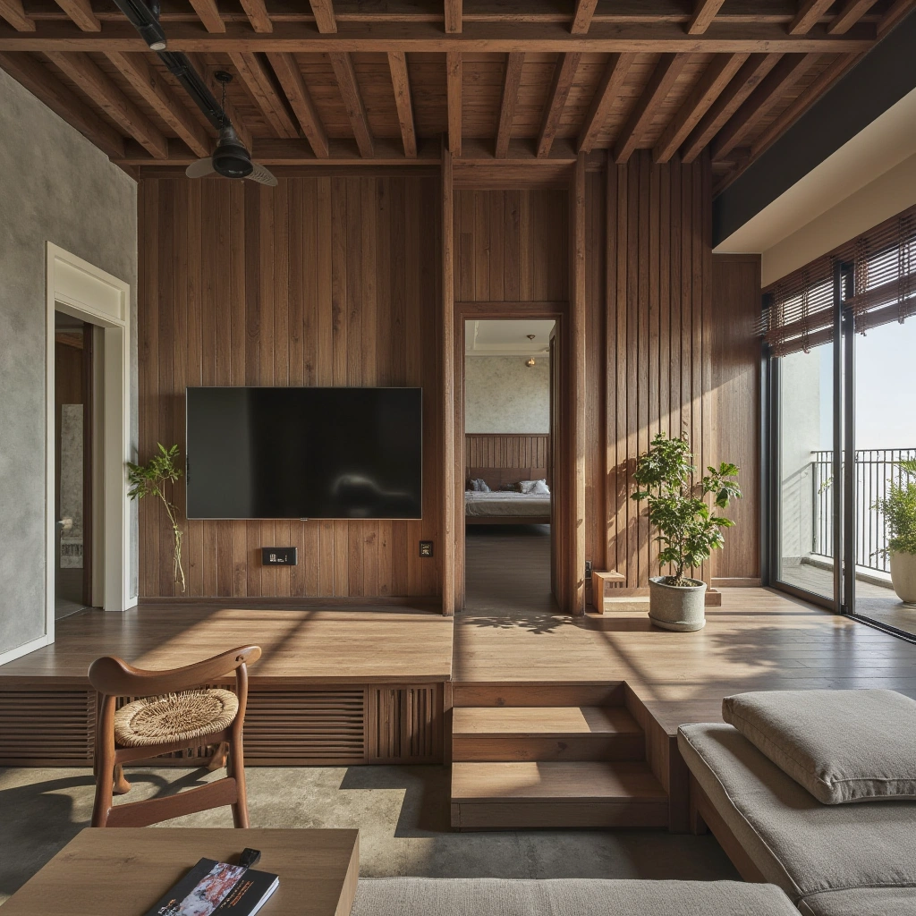 14. Industrial Loft Floating Deck